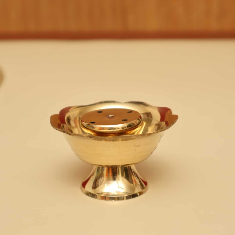 Brass Agardan/Agarbatti Stand - Stylish Incense Stick Holder - Aromatic Delight for Your Home