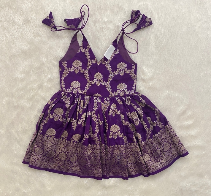 Moksha (2yr-3yr) - Kids Banarasi Frock That128