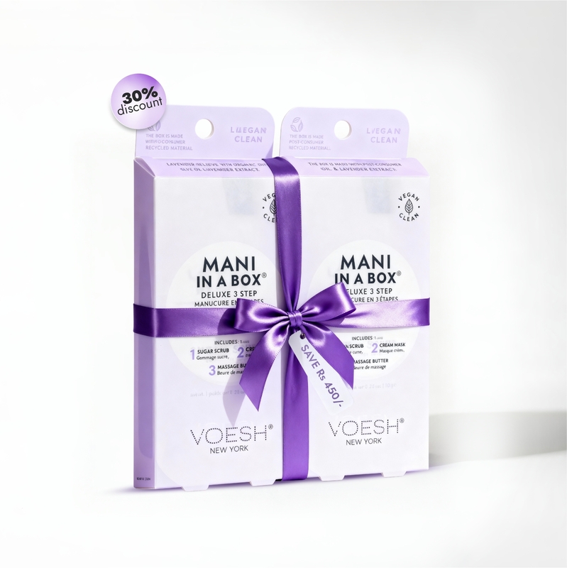 Mani in a Box Waterless 3 Step - Lavender Relieve