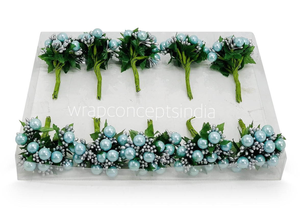 Soft Blue & Silver Pearl Pollen