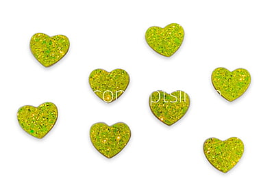 Heart Accessory-Neon Yellow