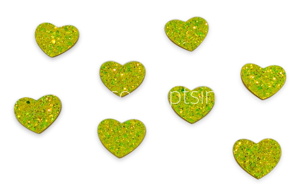 Heart Accessory-Neon Yellow