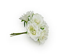 Ivory Daffodils on Stick