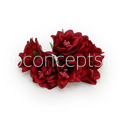 Maroon Daffodils on Stick