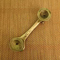 Brass Sitara door handle Sitara cabinet pull, Music door pulls - 7.5 inch Length