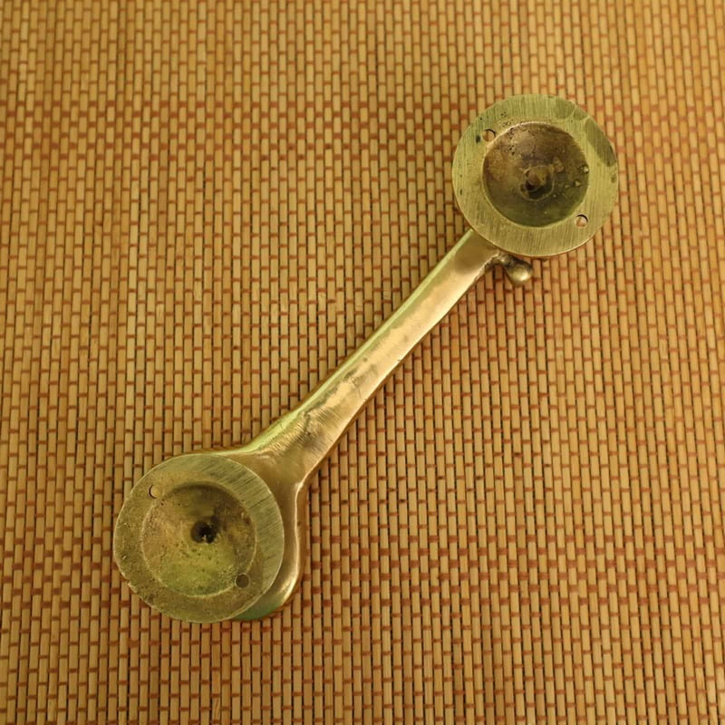 Brass Sitara door handle Sitara cabinet pull, Music door pulls - 7.5 inch Length