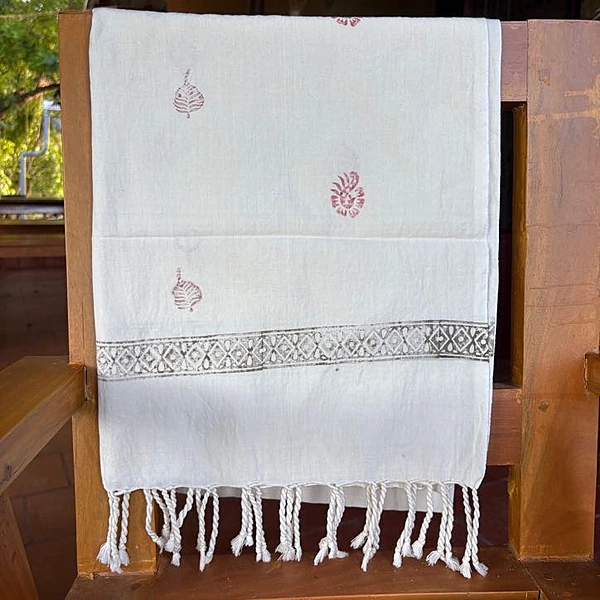Stole Block Printed