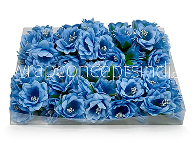 Berry Blue Daffodils on Stick