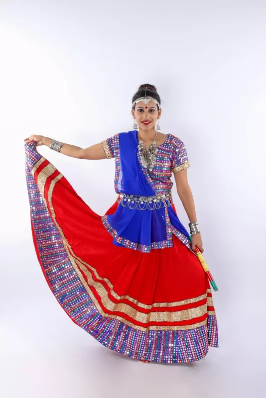 Navratri Chaniya Choli Fancy Dress Costume For Girls