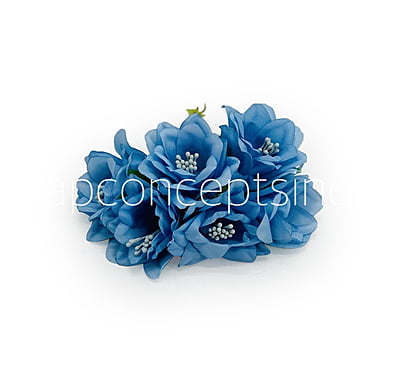 Berry Blue Daffodils on Stick