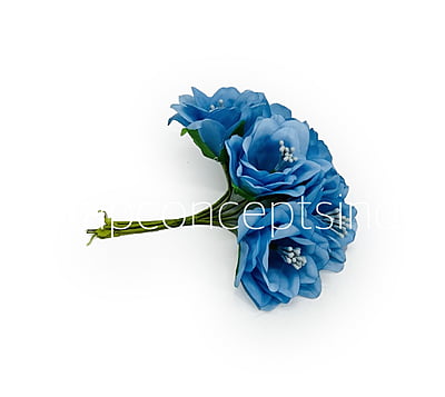 Berry Blue Daffodils on Stick