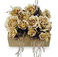 Hazelnut Roses Ready Bunch