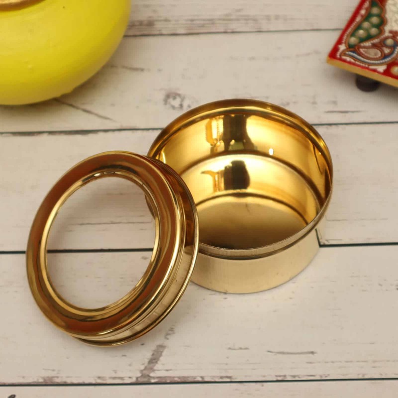 Brass Elegant Box - Versatile Organizer for Your Home