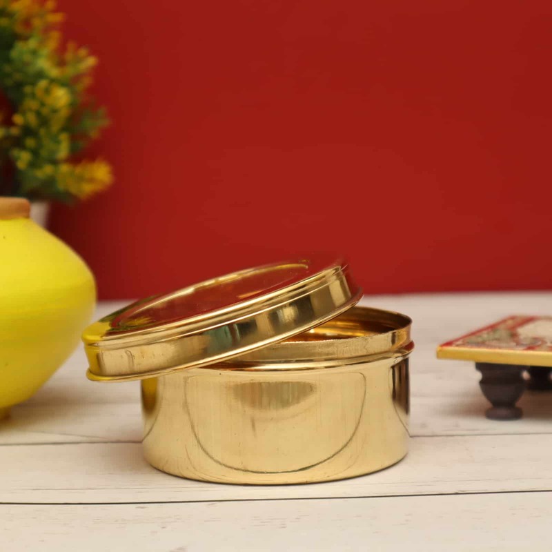Brass Elegant Box - Versatile Organizer for Your Home