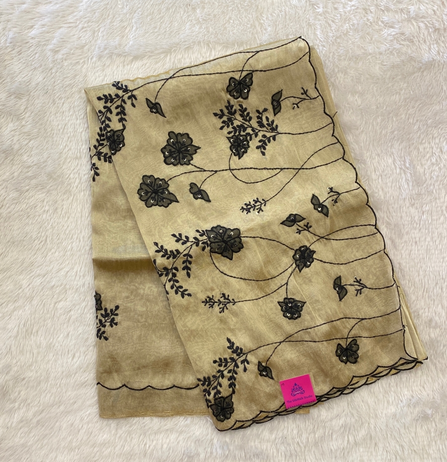 Aaliyah - The Soft Organza Tissue Saree SWS84