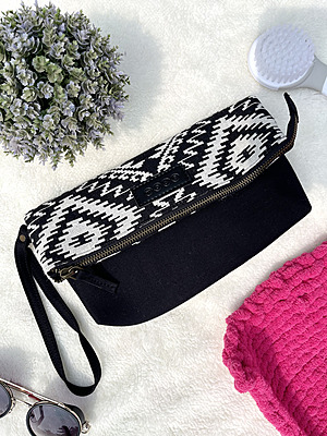 Stylish fold over clutch