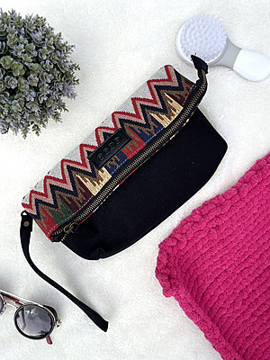 Stylish fold over clutch
