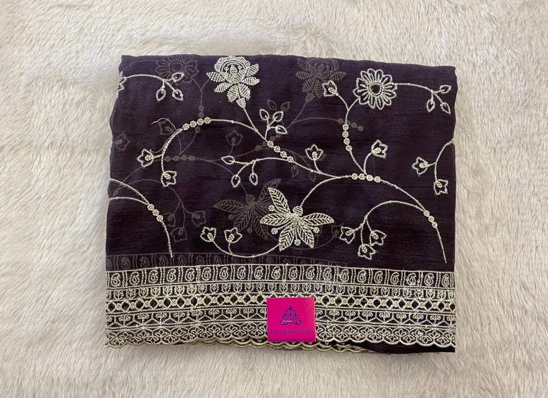 Miya - The Chiffon Saree in Sequence Work SWS75