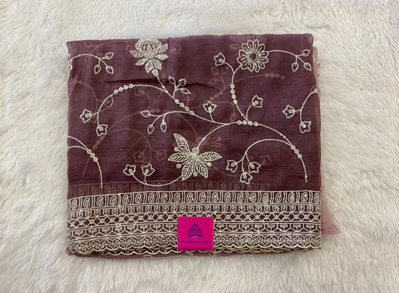 Miya - The Chiffon Saree in Sequence Work SWS75