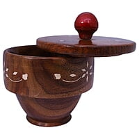 3 Inch Wooden Bowl with Cap 3 Inch Wooden Bowl with Cap