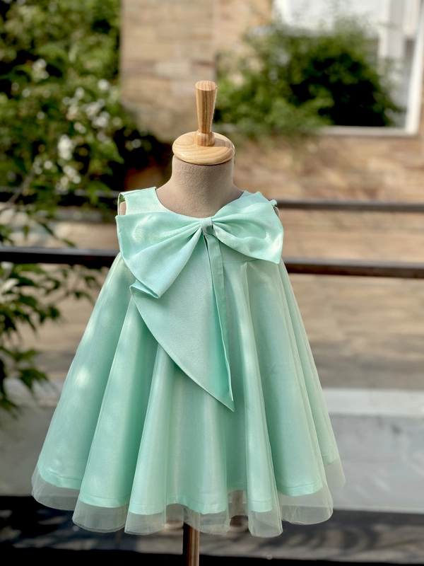 Minty Green Bow Charm Gown