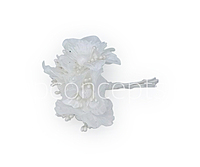 White Flowers on stick with ball & pollen