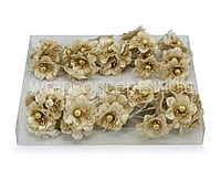 Gold Flowers on stick with ball & pollen