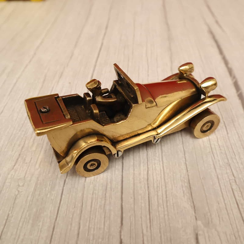 Vintage Car in Brass