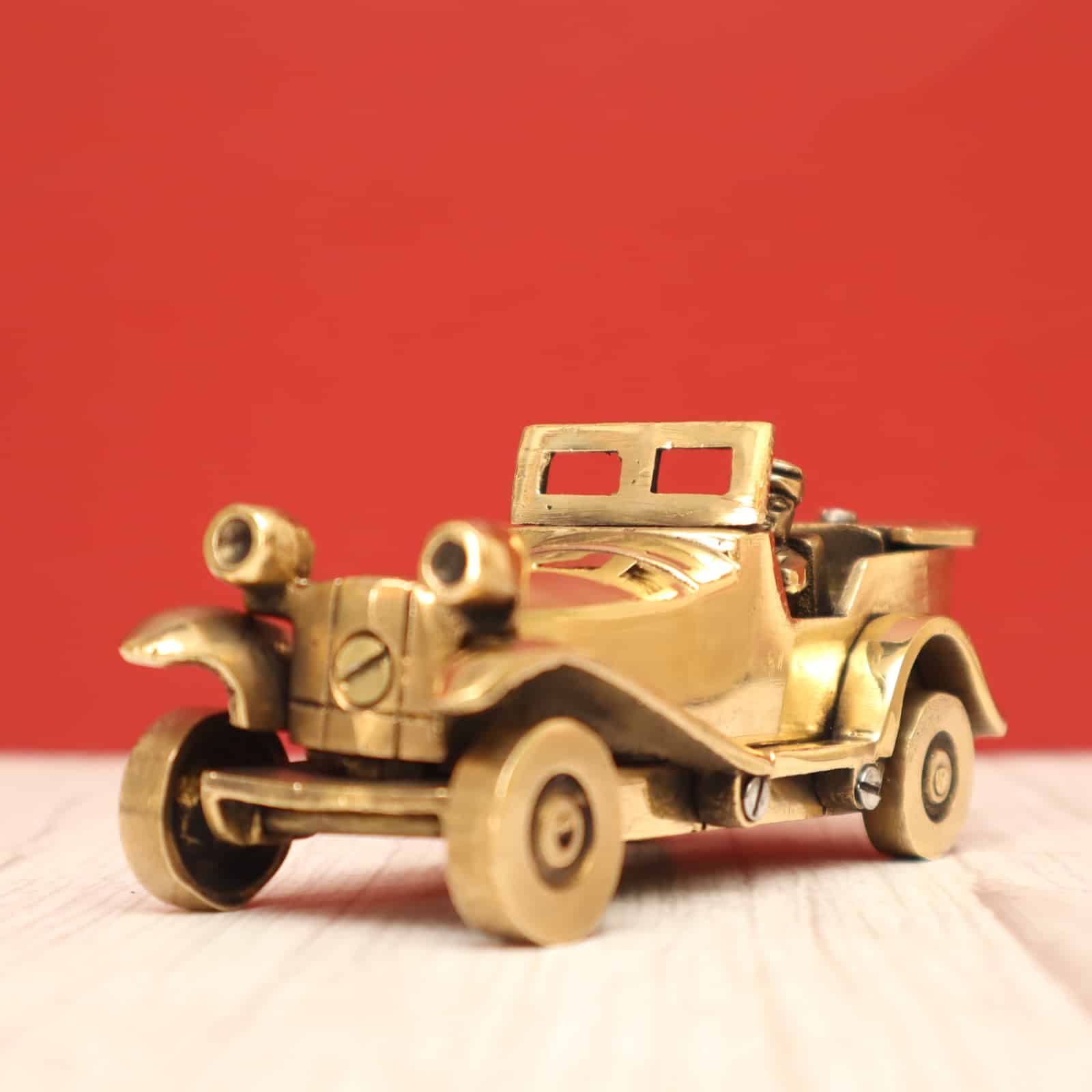 Vintage Car in Brass