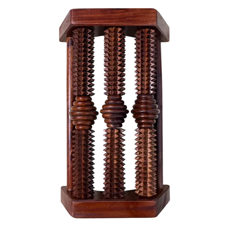Wooden Foot Roller Massager – Acupressure & Pain Relief