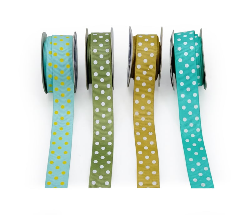 Polka Dot - Shades of Green