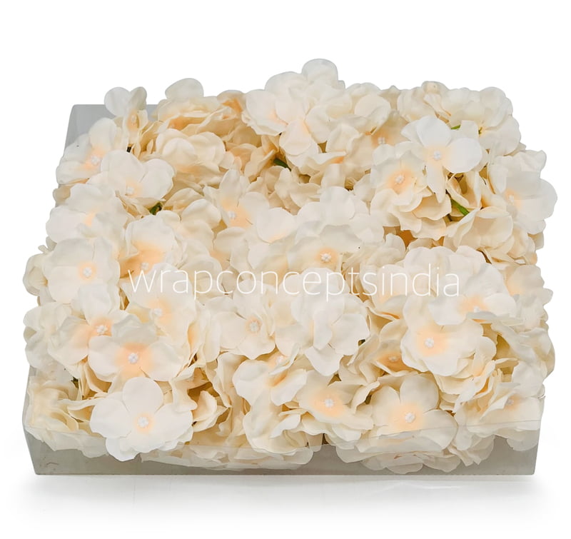 Butter Cream & Peach Hydrangeas