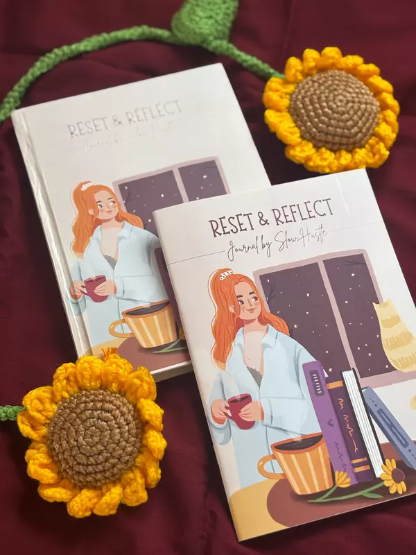 testReset & Reflect Edition (4-Month Guided Journal) Lady pink