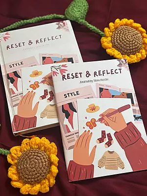 testReset & Reflect Edition (4-Month Guided Journal) Lady pink
