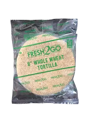 Fresh2go - Frozen Wholewheat Tortilla 8Inch (12*45G)