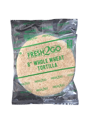 Fresh2go - Frozen Wholewheat Tortilla 8Inch (12*45G)