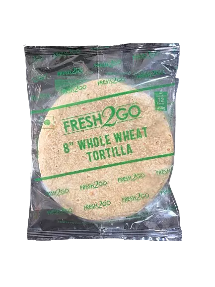 Fresh2go - Frozen Wholewheat Tortilla 8Inch (12*45G)