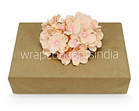 Peach with Pink Hydrangeas