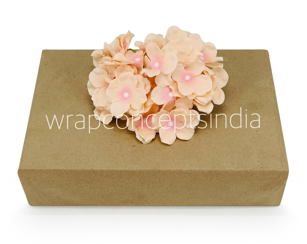 Peach with Pink Hydrangeas