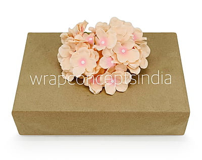 Peach with Pink Hydrangeas