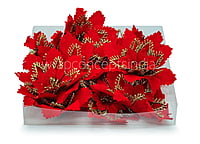 Red Flower with Glitter Flower Center