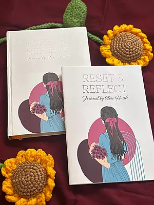 testReset & Reflect Edition (4-Month Guided Journal) Lady pink