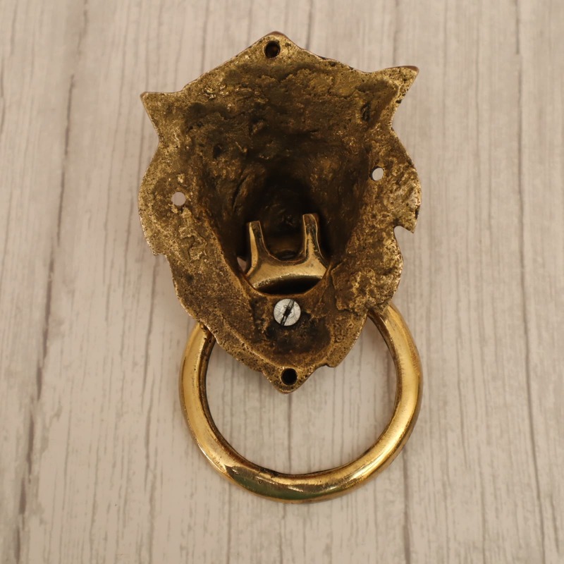 Brass Loin door knocker
