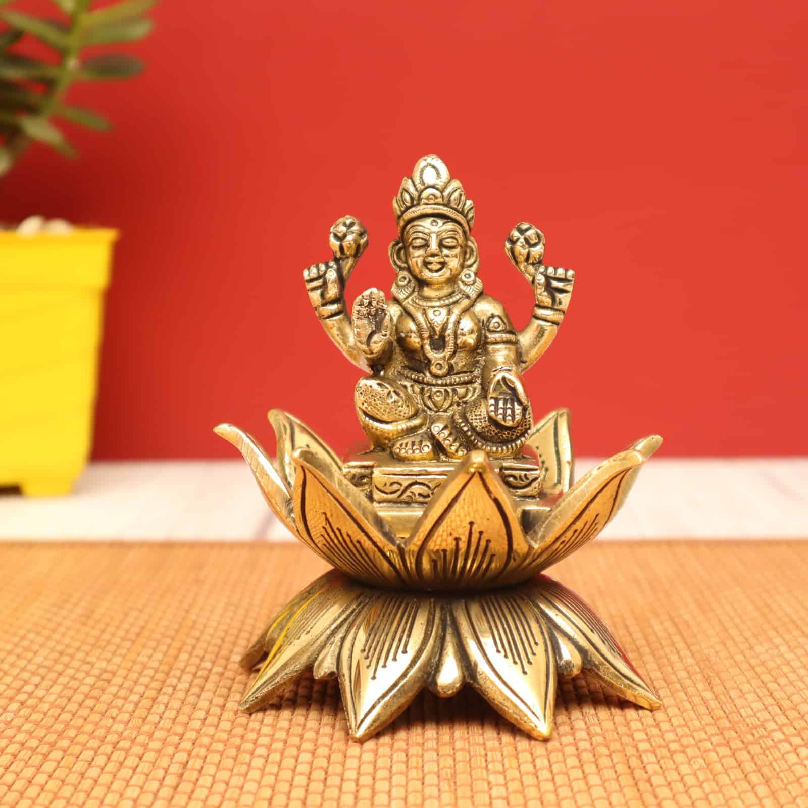 Brass Kamal chowki