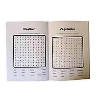 Word Search Activity Book for Kids — A5 Size - 300+ Words