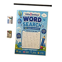 Word Search Activity Book for Kids — A5 Size - 300+ Words