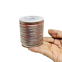 Speaker wire European style 23/38 crystal clear full tinned(5 meter)