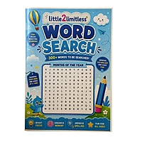 Word Search Activity Book for Kids — A5 Size - 300+ Words