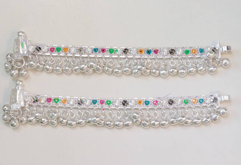 Silver Anklets for Baby 1 years 10364