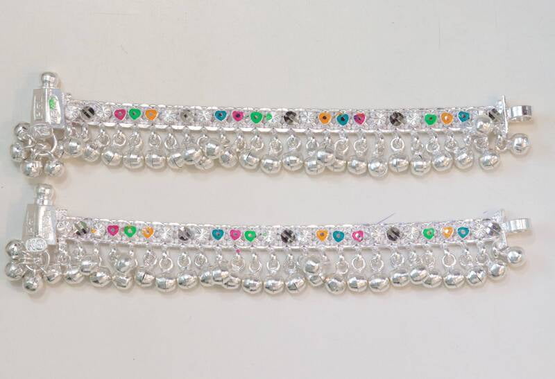 Silver Anklets for Baby 1 years 10364